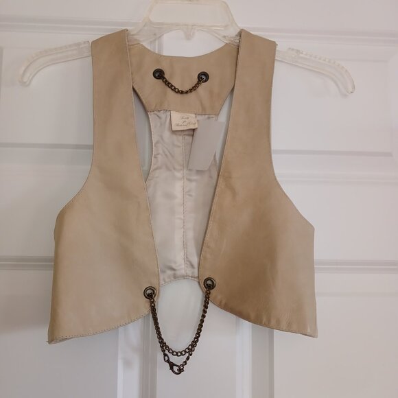 Rare Society for Rational Dress LA SFRD Leather Harness Vest Chain Closure M - Picture 6 of 8